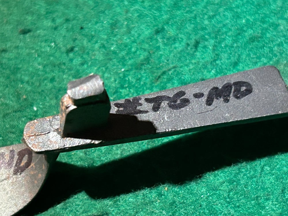 8 1/8" steel muzzle loader rifle trigger guard NOS #11