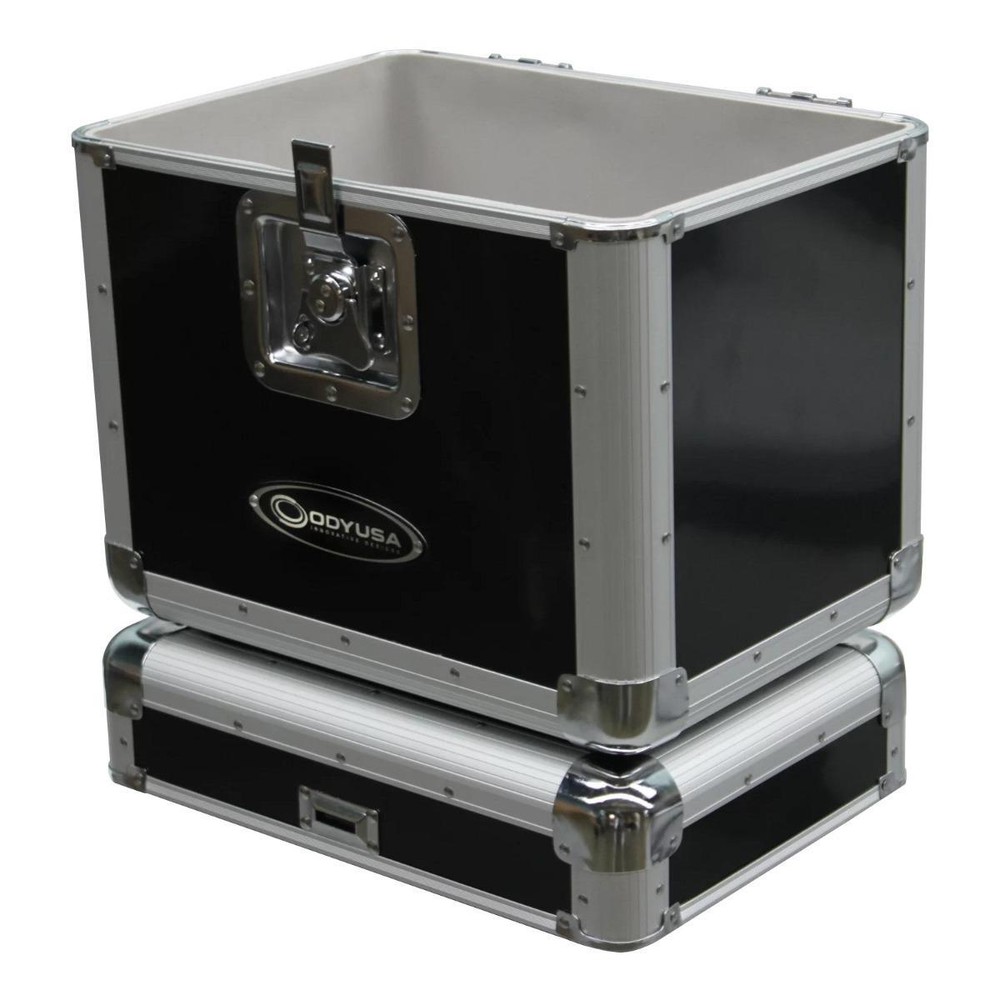 Odyssey KLP2BLK KROM Series Black Stackable Record/Utility Case idjnow
