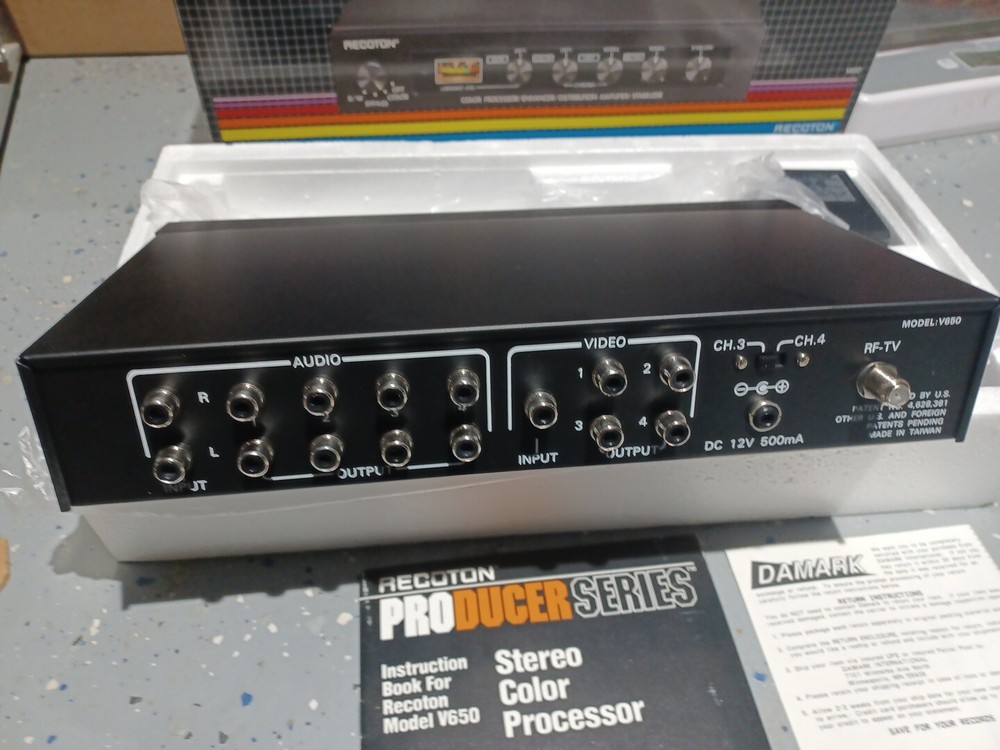 New Recoton V650 Color Processor Enhancer - Rare -