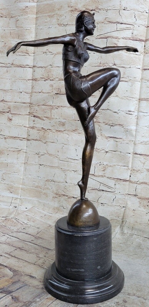 Bronze Sculpture, Hand Made Statue Abstract Modern SOLID ABSTRACT Deocrative