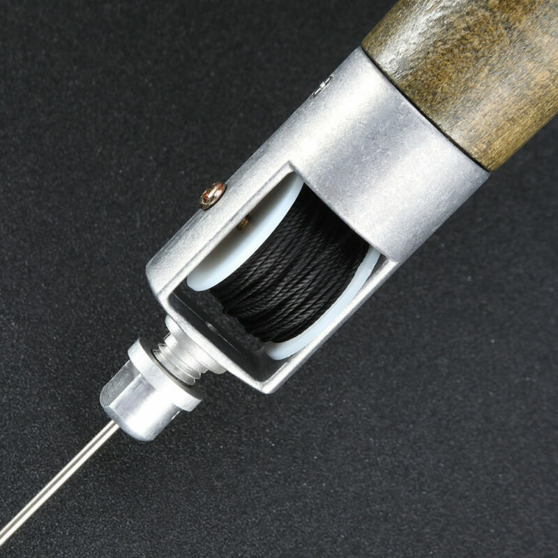 Leather Craft Automatic Lock DIY Hand Stitching Sewing Tool Awl Set +2 Needle