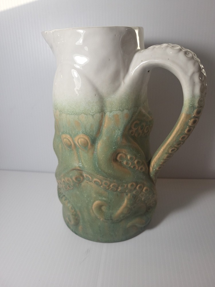 Ceramic Octopus Themed Pitcher