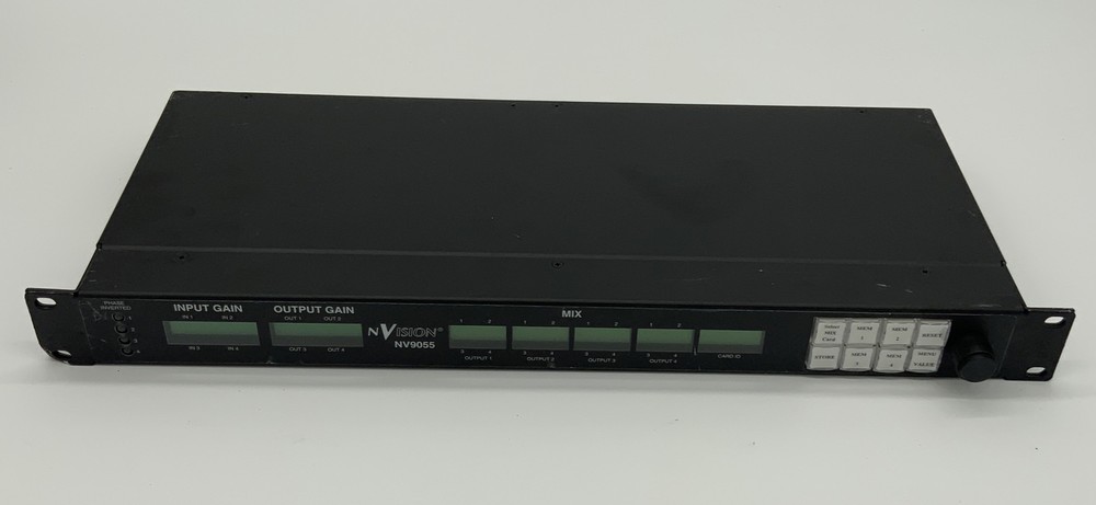NVision NV9055 Control Panel Network