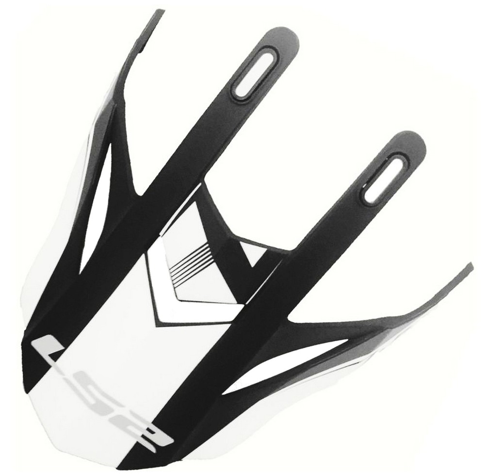 LS2 Fast/Fast Mini Helmet Replacement Visor Peak Race Gray