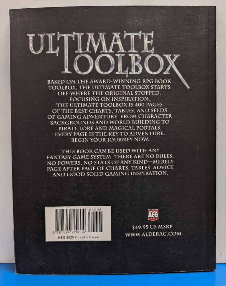ULTIMATE TOOLBOX AEG FANTASY RPG D&D GREAT SHAPE