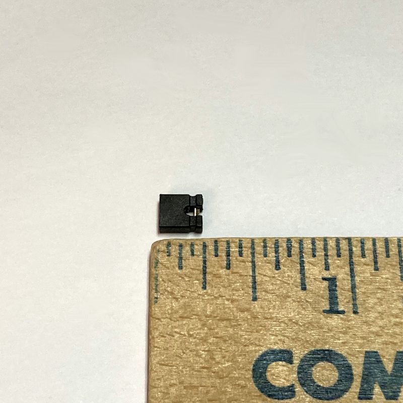 Computer PC Jumper Header Wire Circuit Board Cap Pin Plastic Standard Blue Black