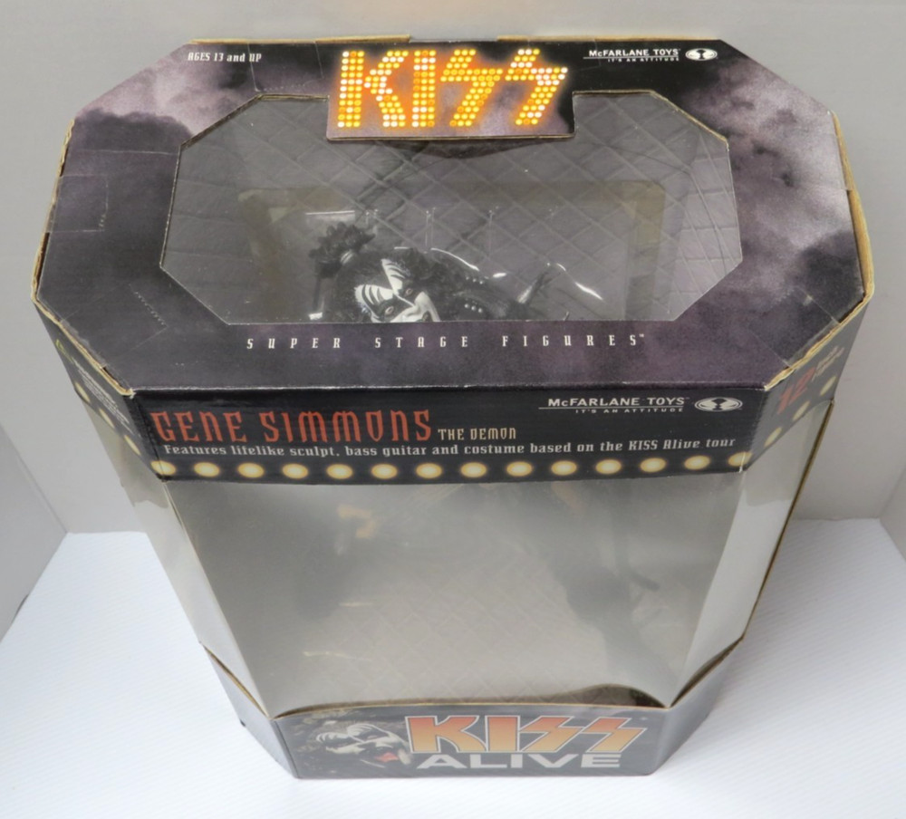 KISS GENE SIMMONS ALIVE! 12 INCH FIGURE IN BOX 2001