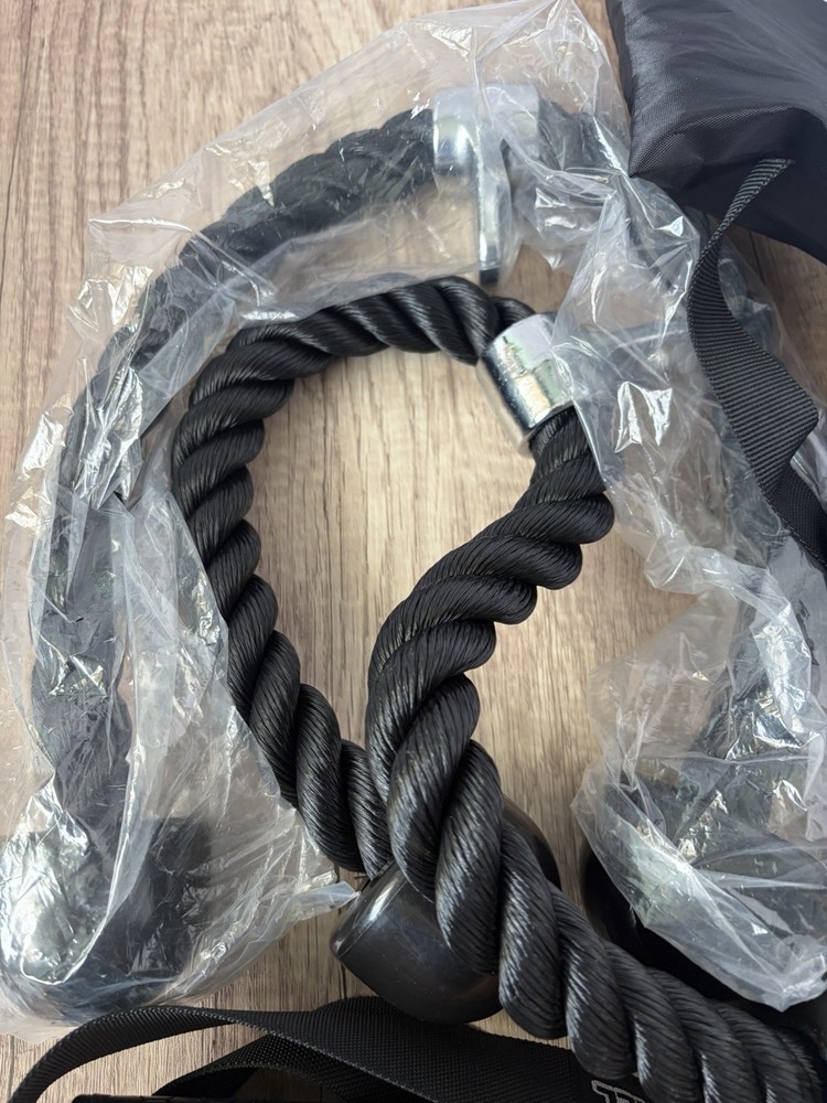 Tricep Rope Cable Machine Attachment GYM Sett Triceps Pull Down Accessories Set