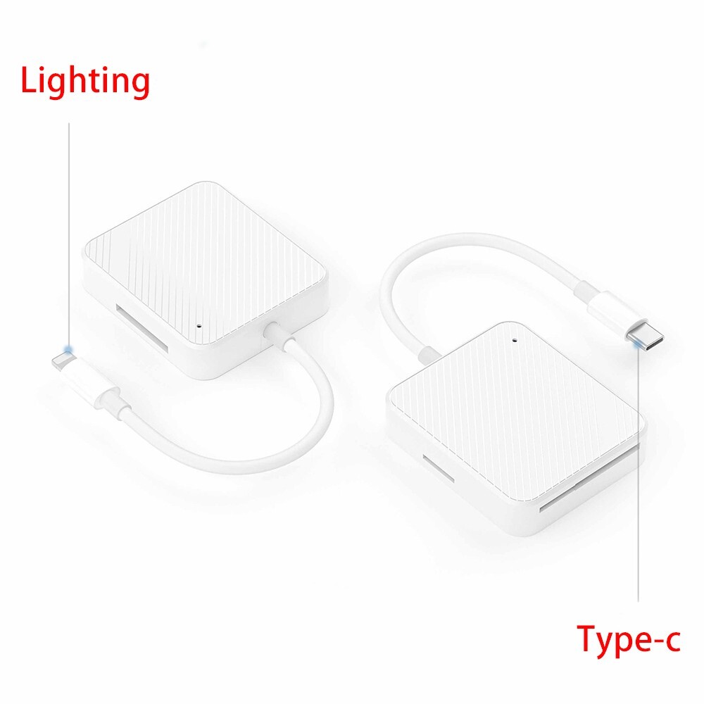 Portable 4 in 1 USB-C SmartMedia M2 SD XD Card Reader Adapter For iPhone Android
