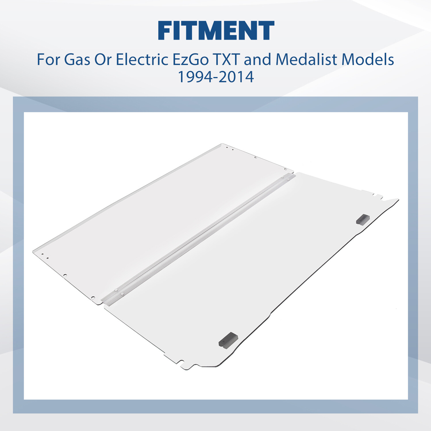 Folding Acrylic Golf Cart Clear Windshield For EZGO TXT Medalist 1994-2014 2013