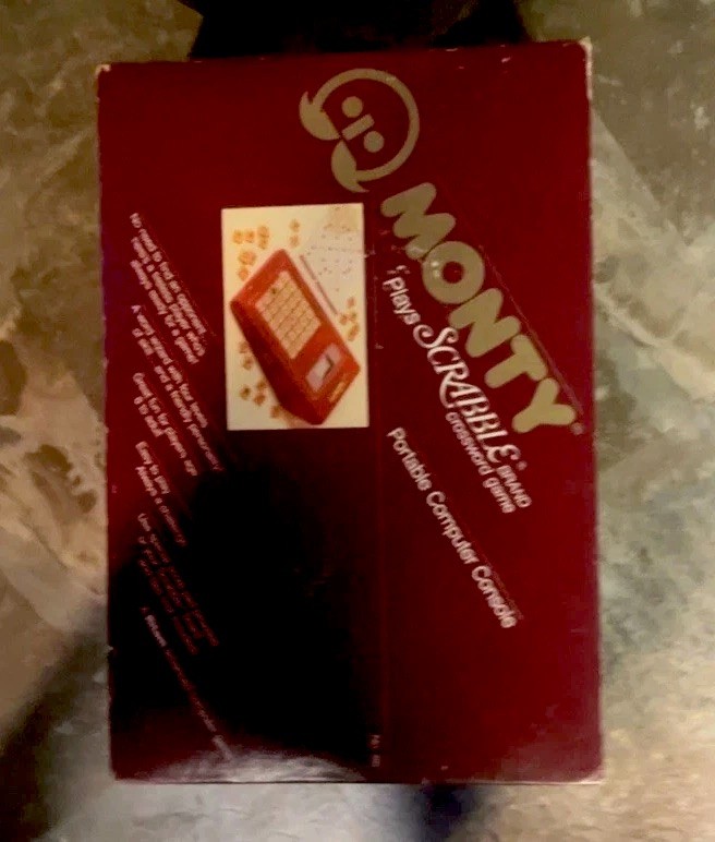 Coleco Monty Plays Scrabble Handheld Game