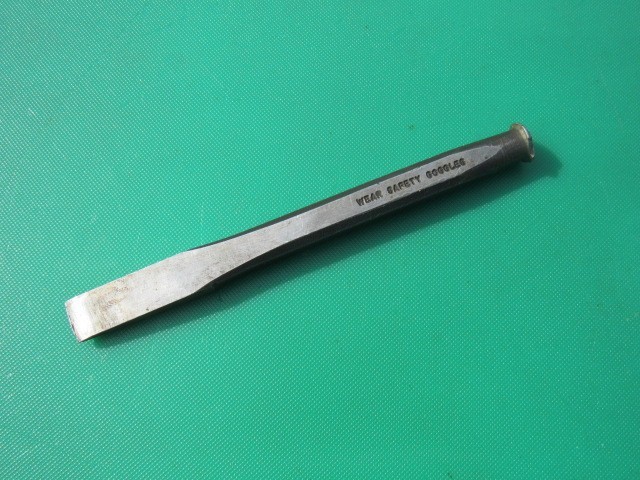 SNAP ON 1/2" PPC816 FLAT TIP CHISEL 6" LENGTH UNDERLINE LOGO PPC816A USED