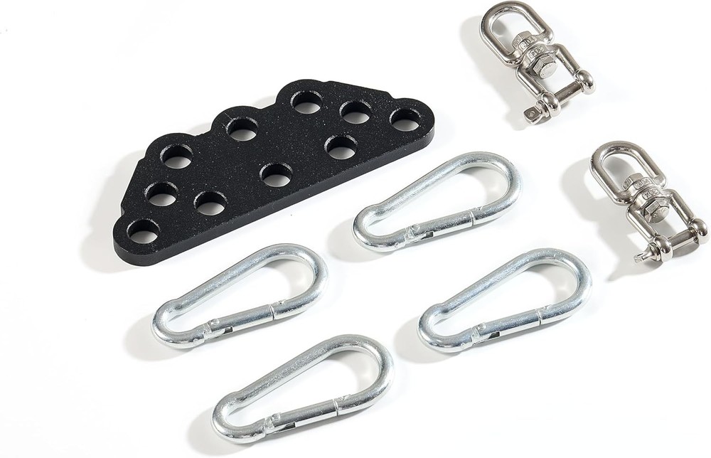Adjustable Multi-Grip LAT Pull Down Bar with 360° Rotation, Powder-Coated Finish
