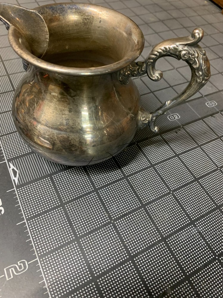 Antique Waldorf Silver Plated Cream Pitcher