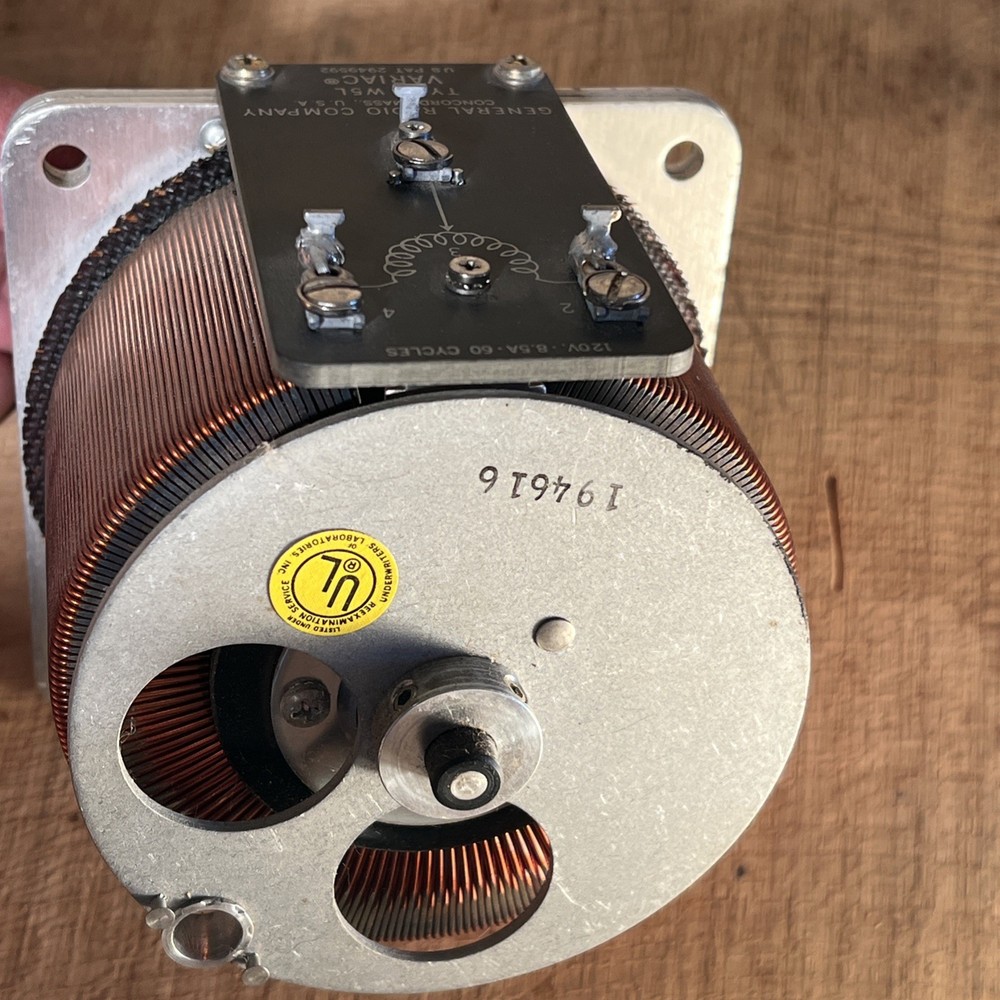 General Radio W5L VARIAC Adjustable NOS in Box, Dusty