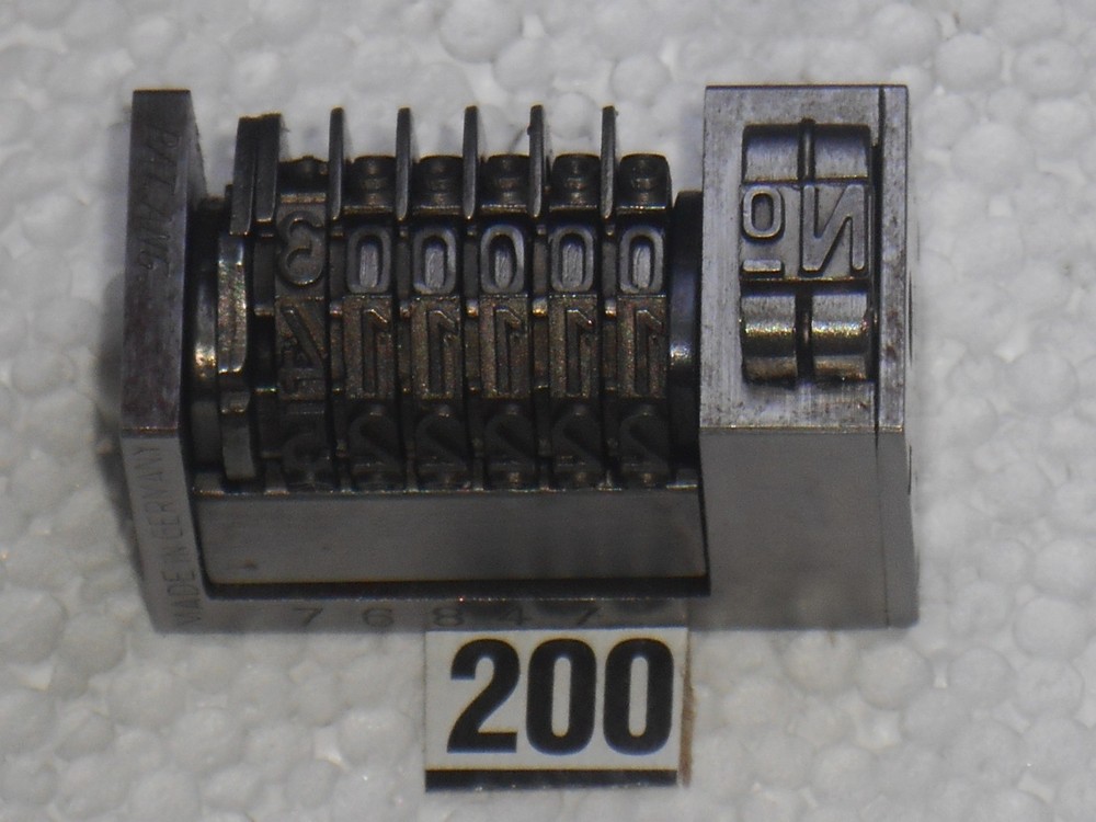 ATLANTIC | letterpress numbering machine |200