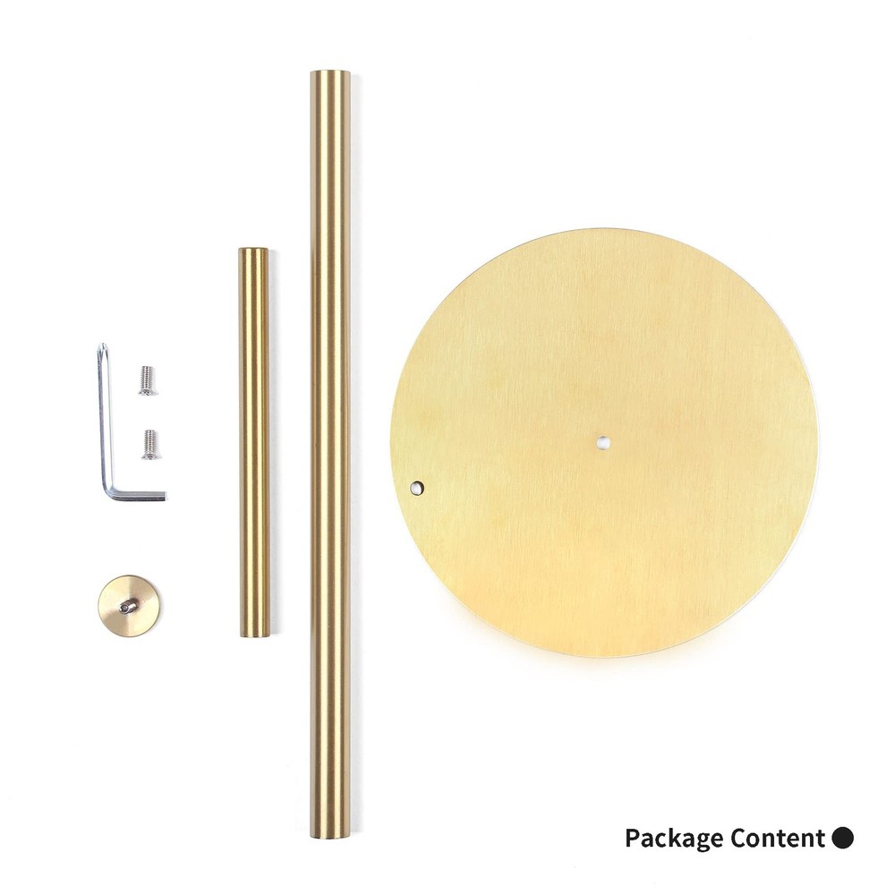 OBODING Gold Countertop Paper Towel Holder,