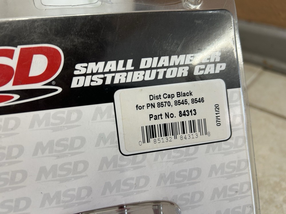 MSD Small Diameter Distributor Cap 84313