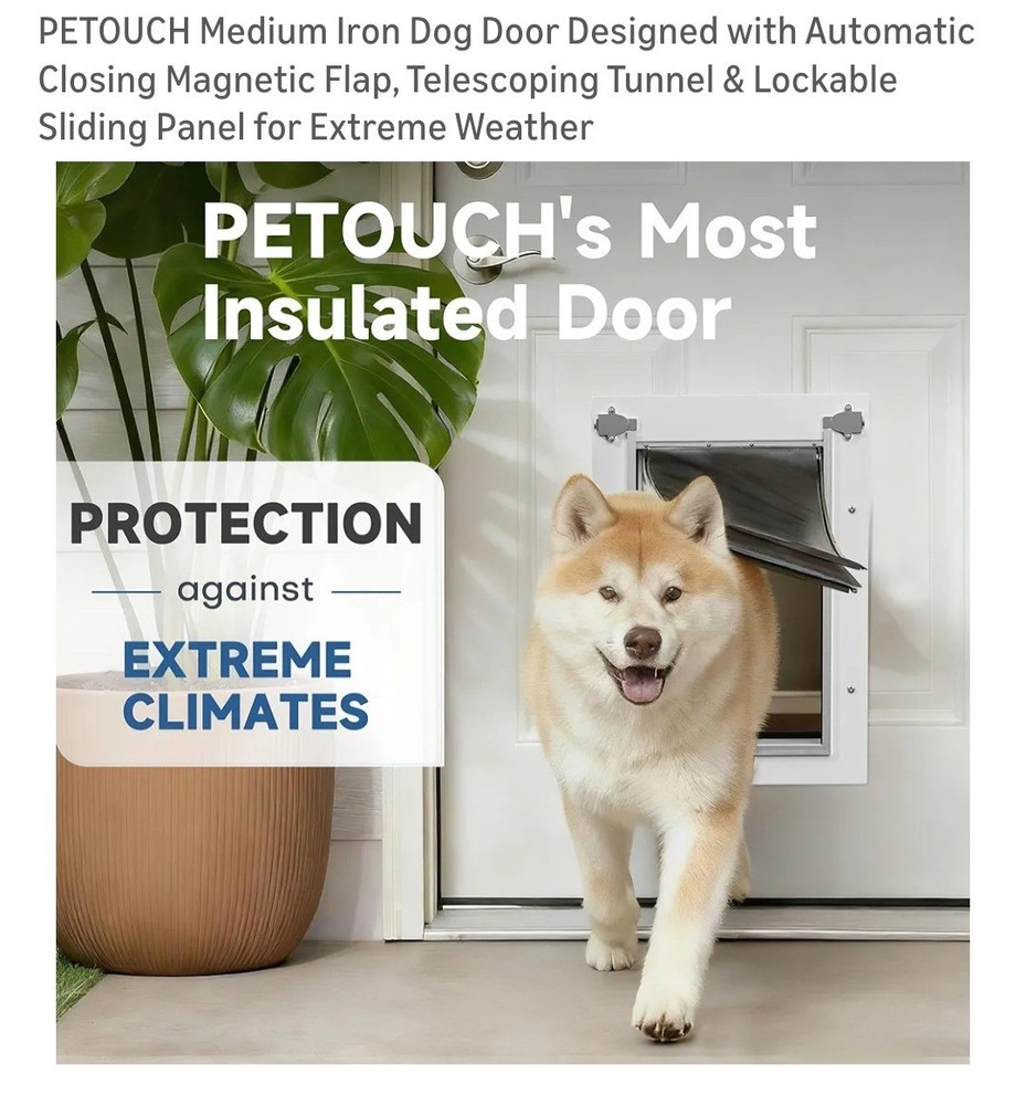 Pet touch Weather Proof Door
