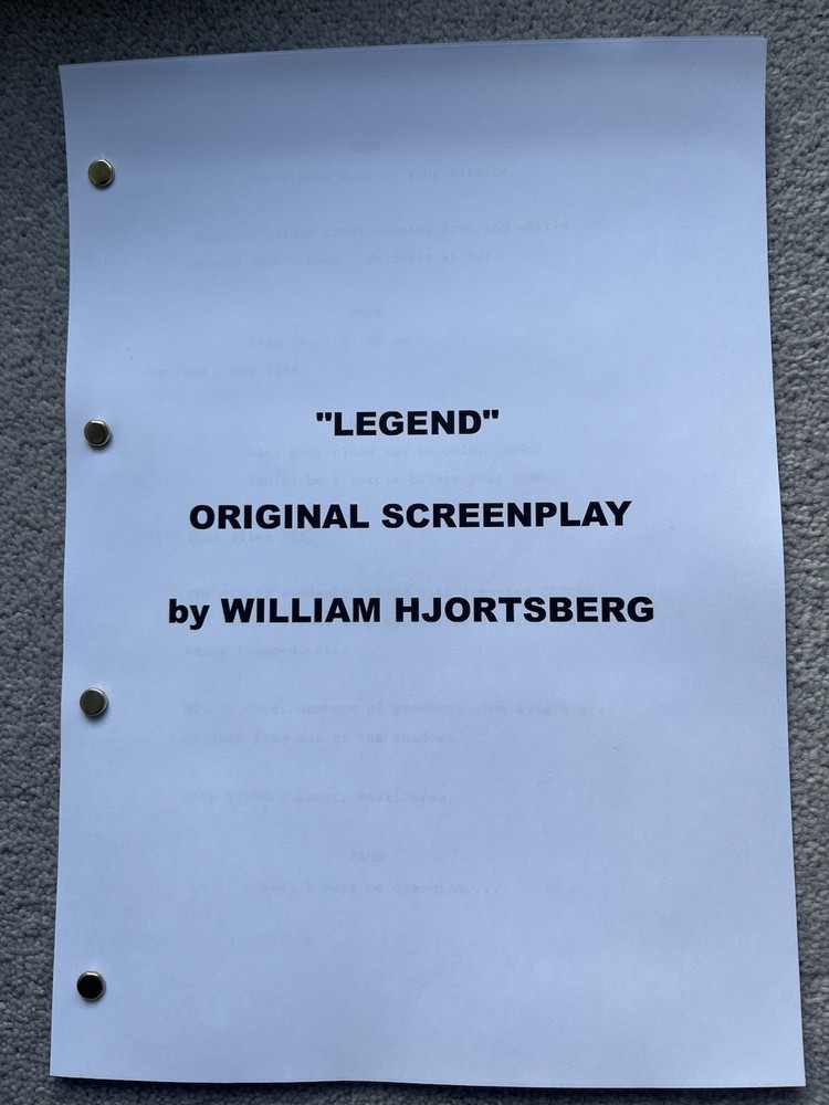 Legend (1985) Screenplay / Script. Ridley Scott, Tim Curry, Tom Cruise.