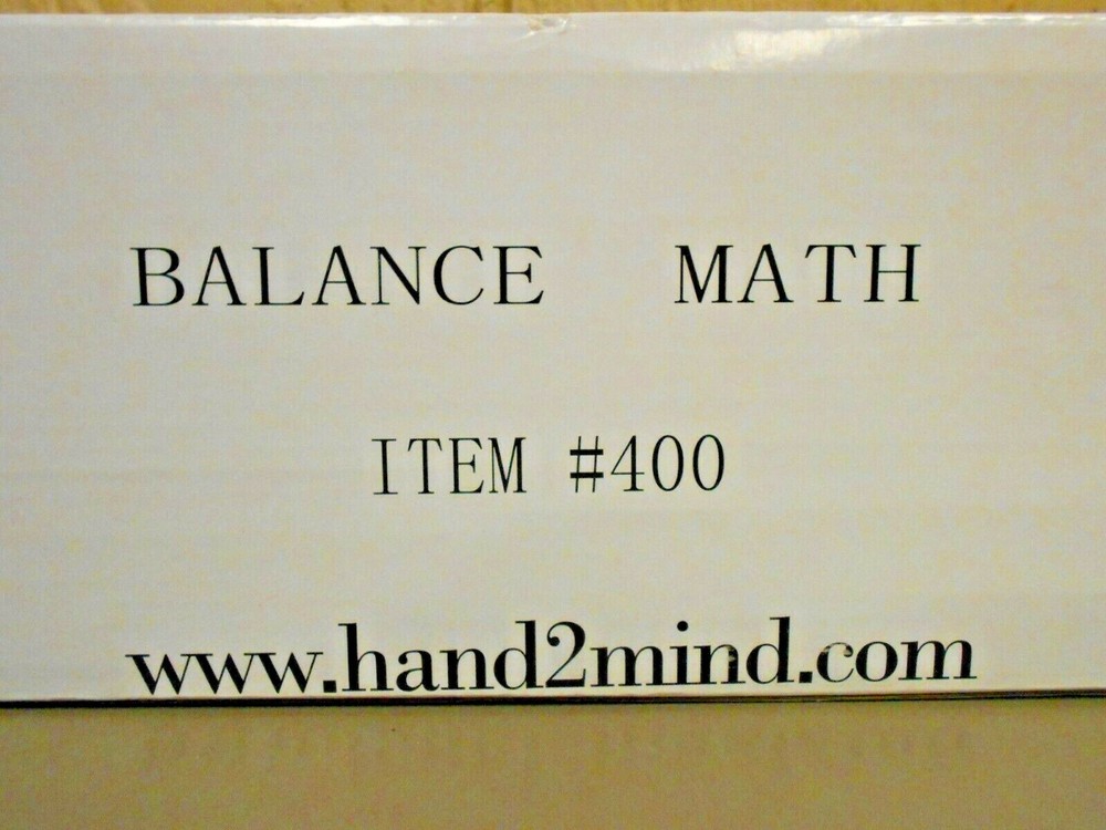 Math Balance Educational Mathematical Scale #400 NEW!