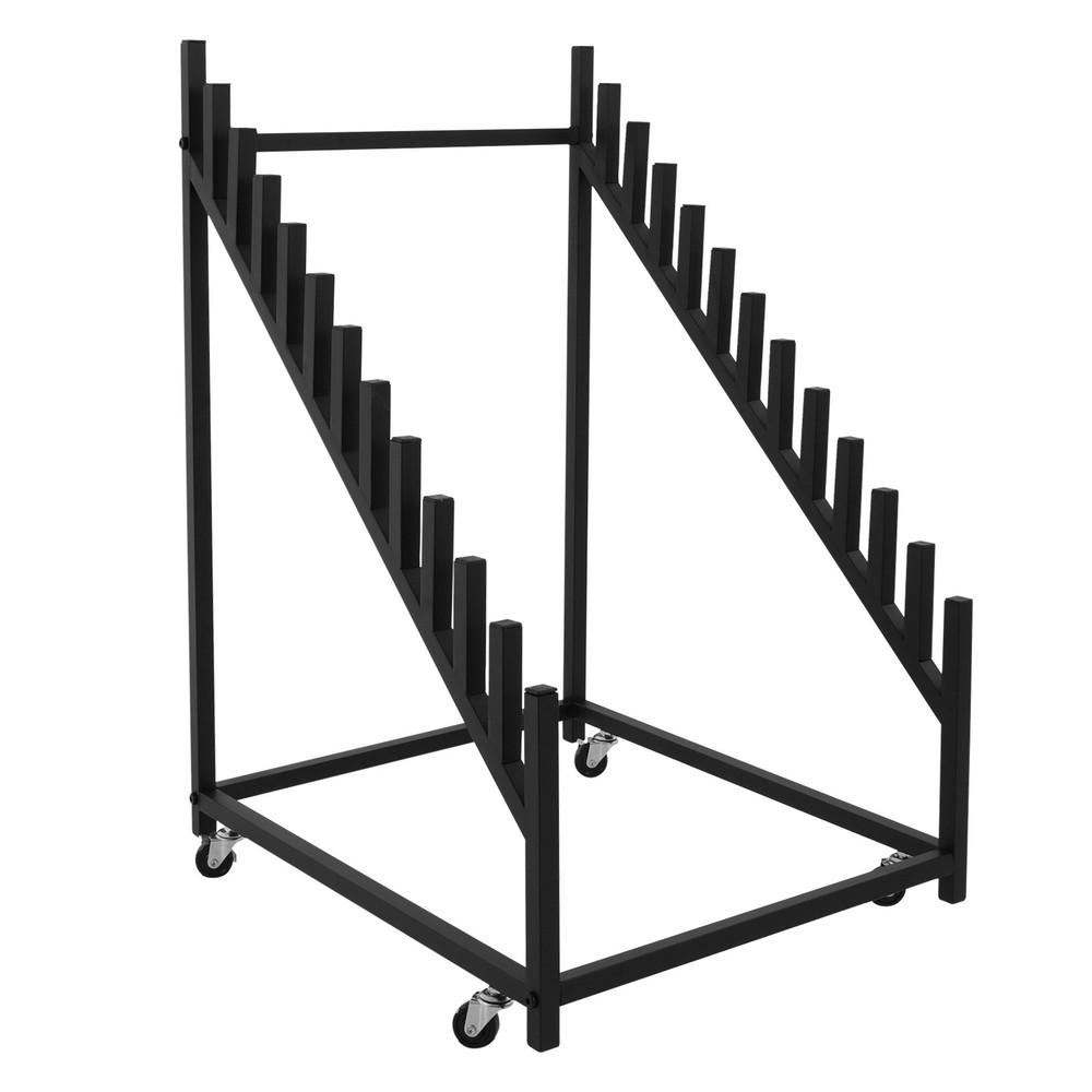 Tile Display Rack, Wheeled Tile Display Stand for Building Material Samples
