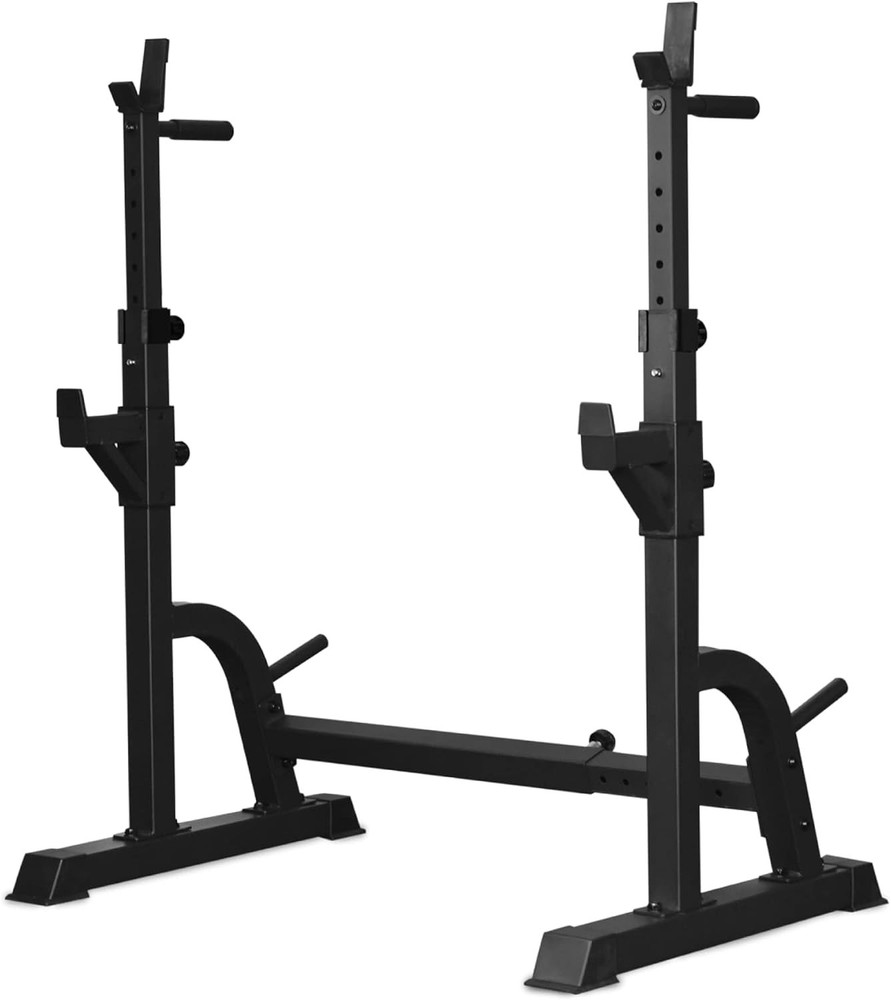 Adjustable Multi-Functional Bench Press Rack with Silent Quick-Adjust Tech