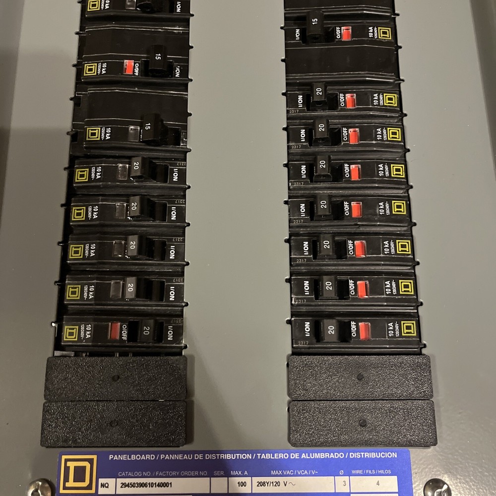 Square D MH32 Panel Only. As Pictured.