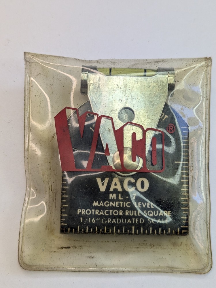 VACO ML-7 Magnetic-PROTRACTOR-RULE-SQUARE