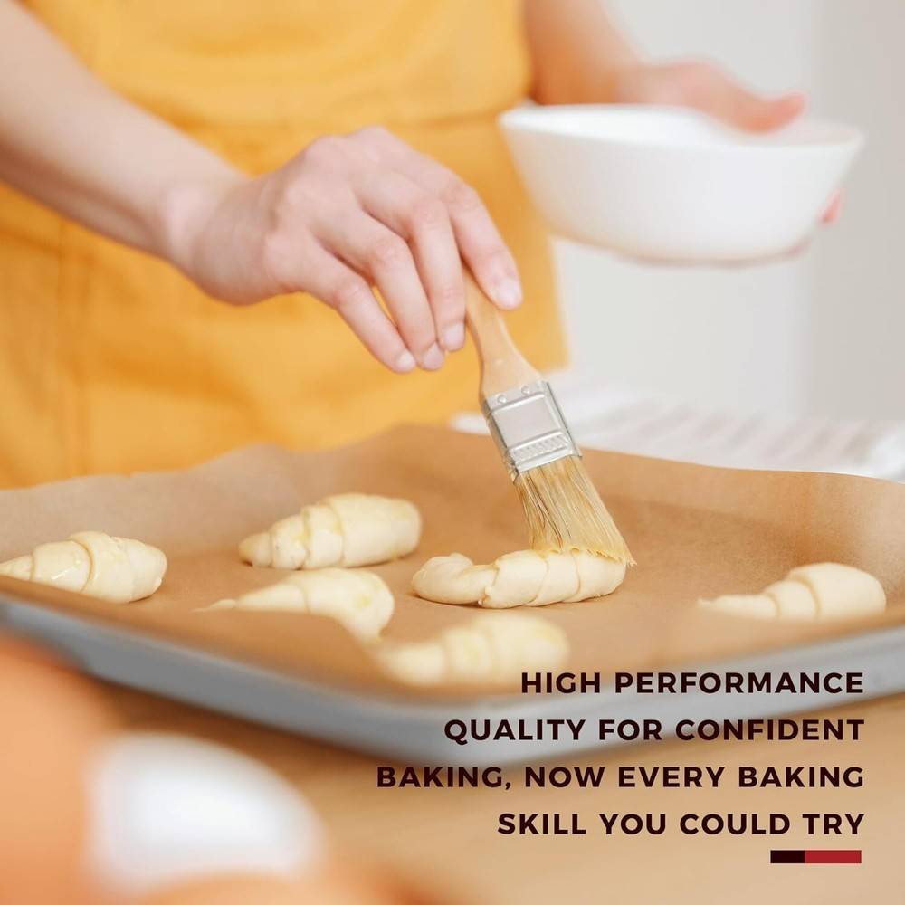 Baking Pans Sets, Nonstick Bakeware Sets 7-Piece with Round/Square Cake Pan
