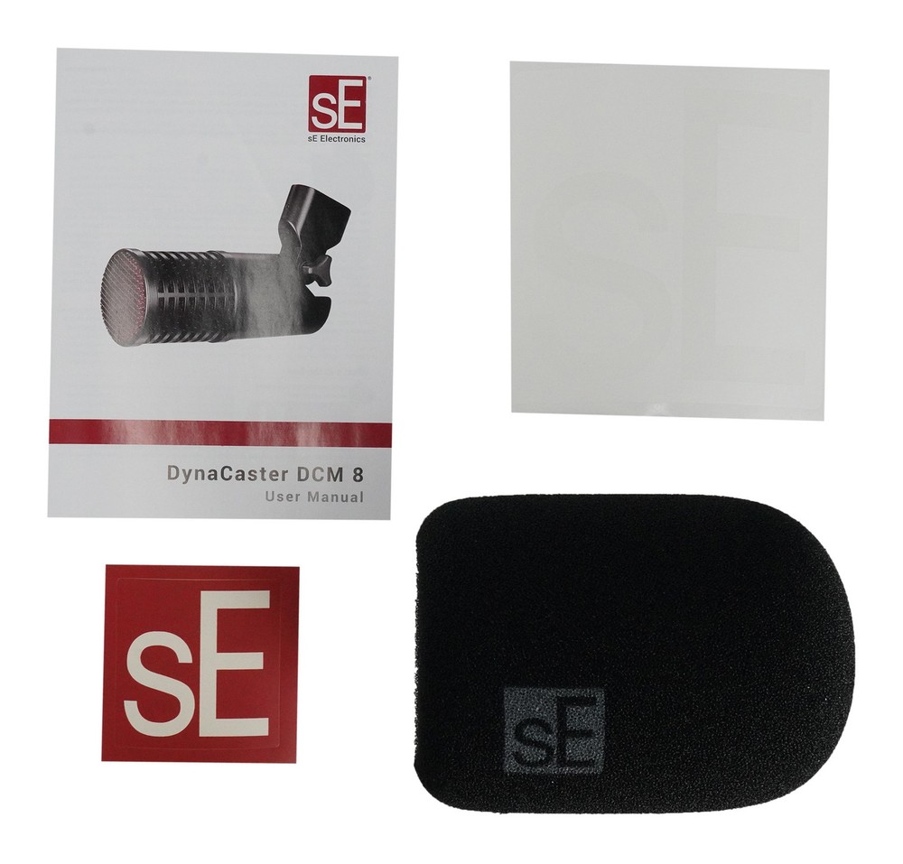 Se Electronics DYNACASTER DCM8 Dynamic Recording Microphone+Headphones+Backpack