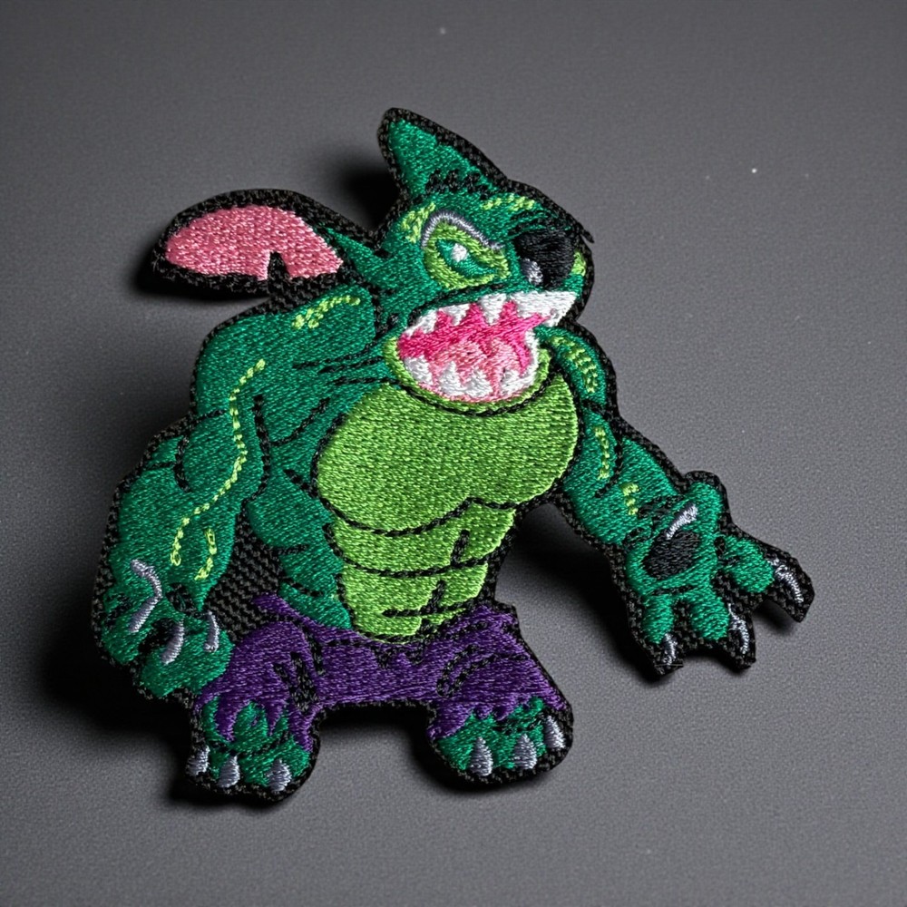 StitchHulk Embroidery Patch 3.28" X 3.00"