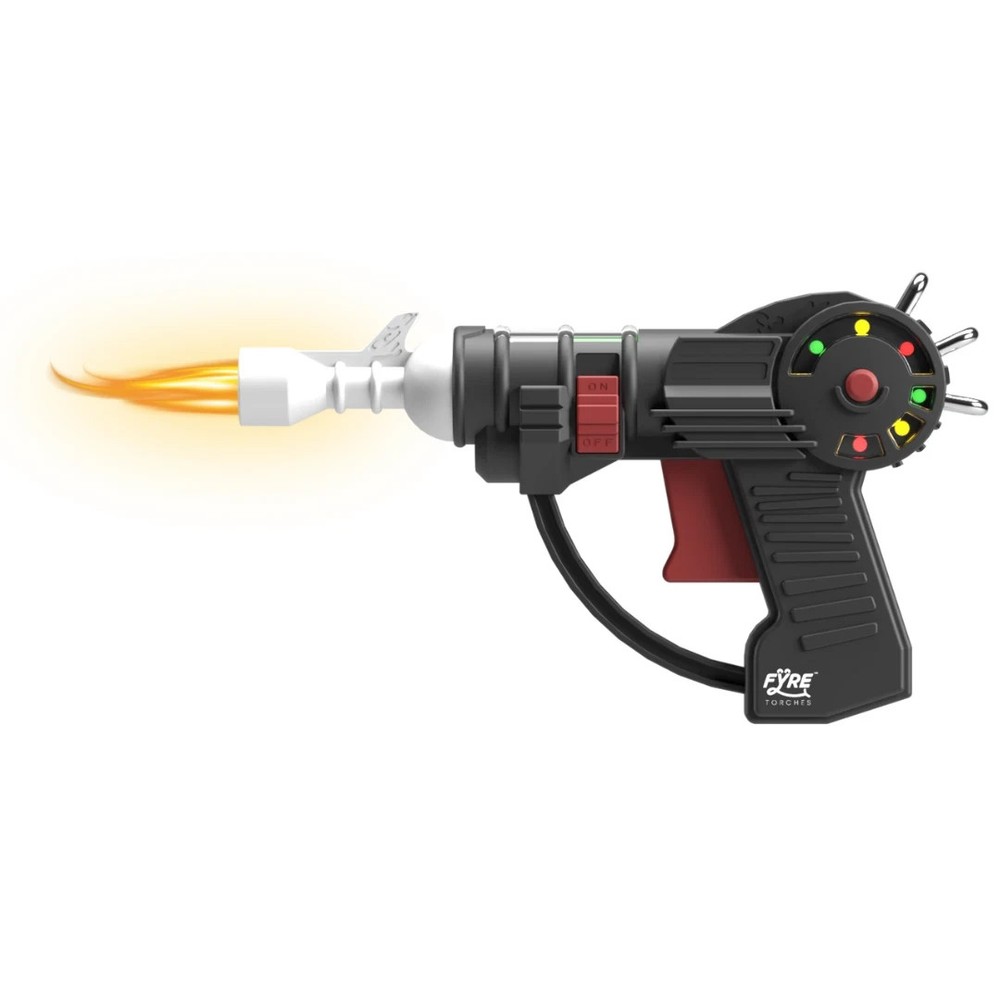 Ray Gun Torch Lighter Mini Retro Refillable Butane Windproof Jet Flame Adjustabl