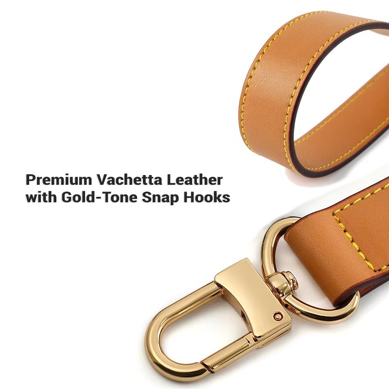 For Louis Vuitton Vachetta Leather Strap Replacement Strap Keepall Adjustable