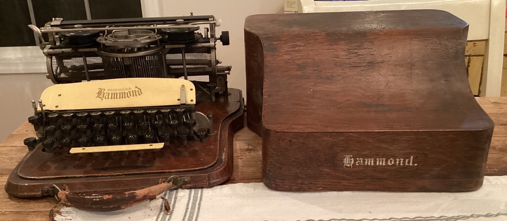 Rare Antique Hammond Typewriter