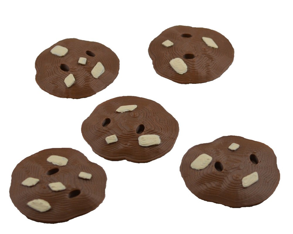 Cookie Monster Count n' Crunch Cookies (5) - Dark Colored Cookies