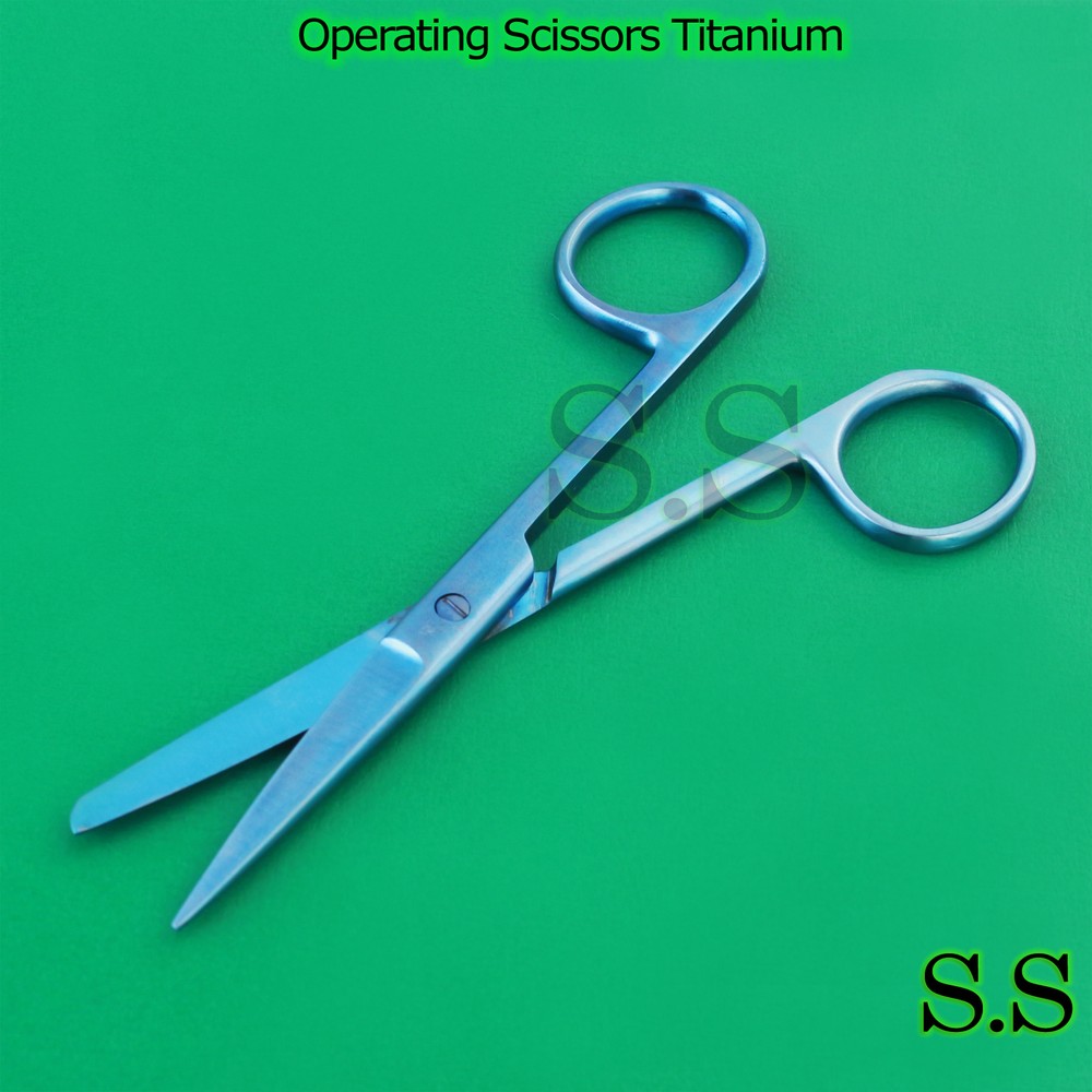 Operating Scissors Sharp/Blunt Titanium 5.5" Surgical Instruments T.T-297