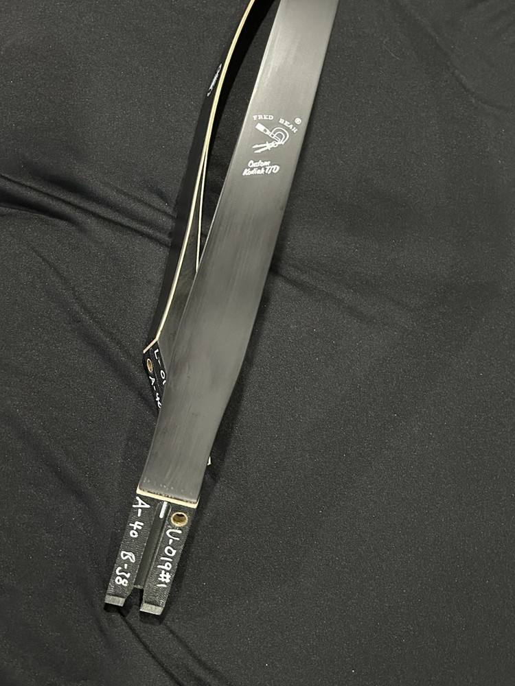 Fred bear Take Down #1 Limbs Black Glass 40LB