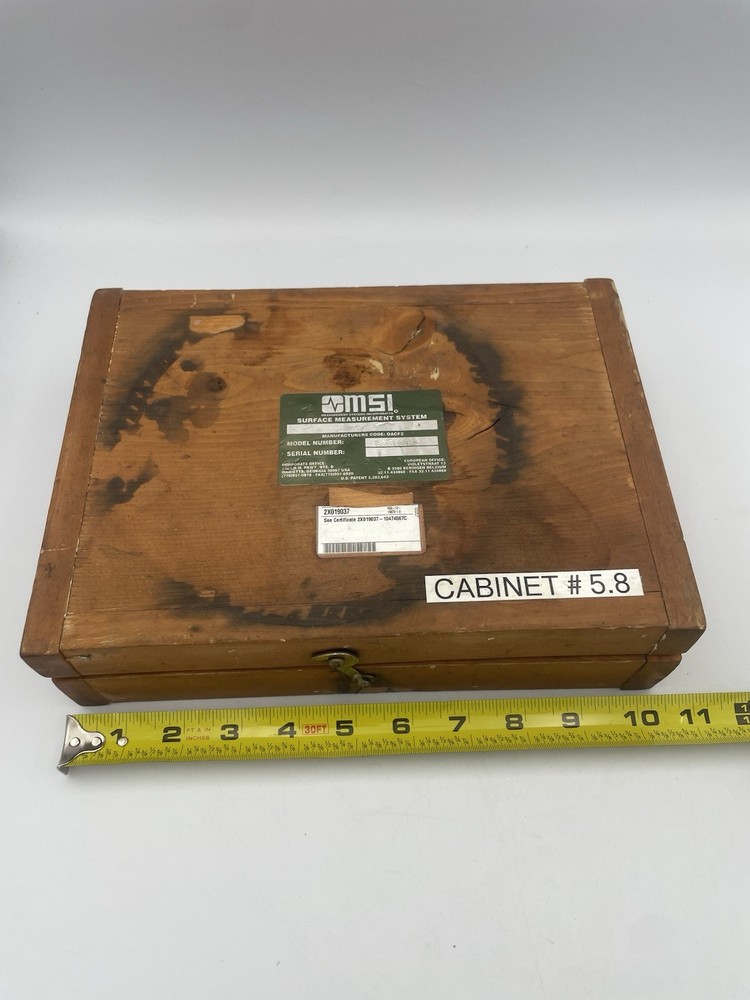 Boeing Class B Surface Measurement Standard 2X-019037 w/ Case - READ