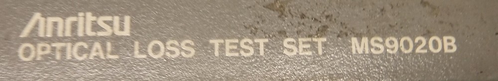 ANRITSU OPTICAL LOSS TEST SET MS9020B UNINSTALLED COND.