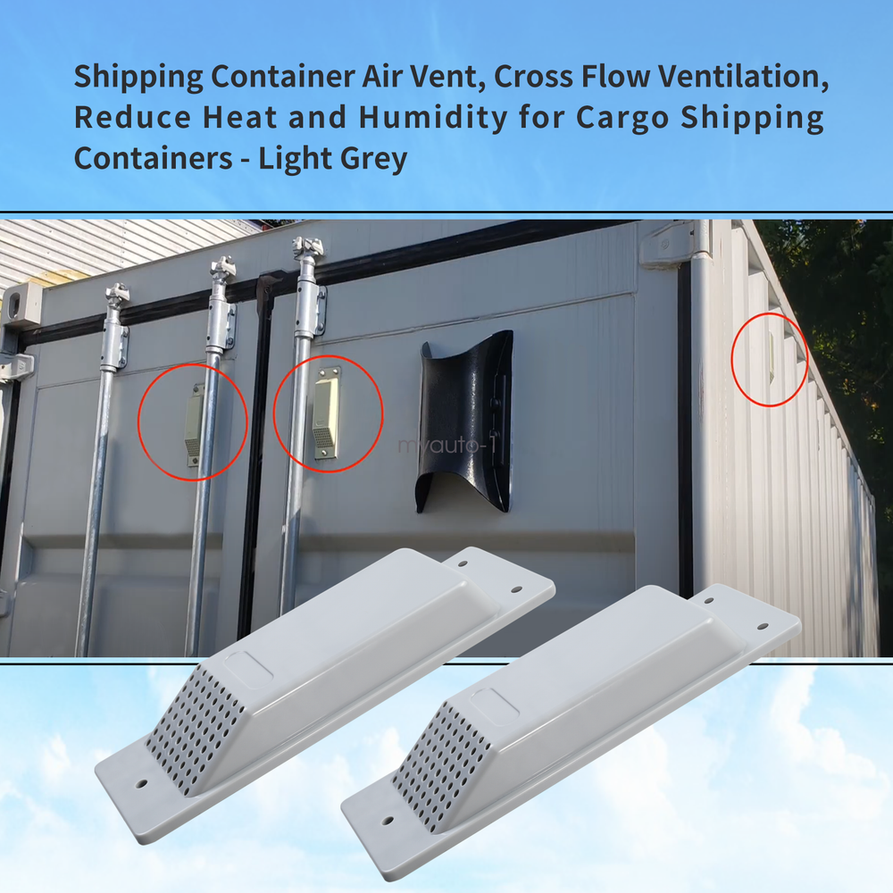Shipping Container Air Vent, Transverse airflow ventilation 4 Pack