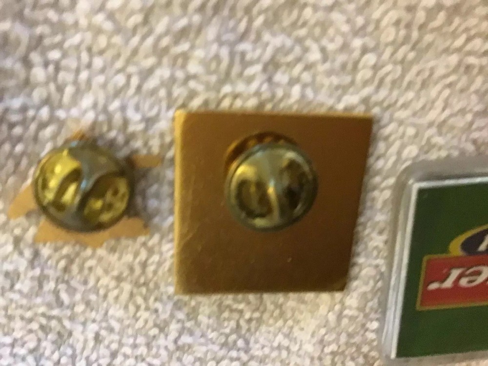Budweiser Bud School Keychain & 2 Budweiser Pin Backs