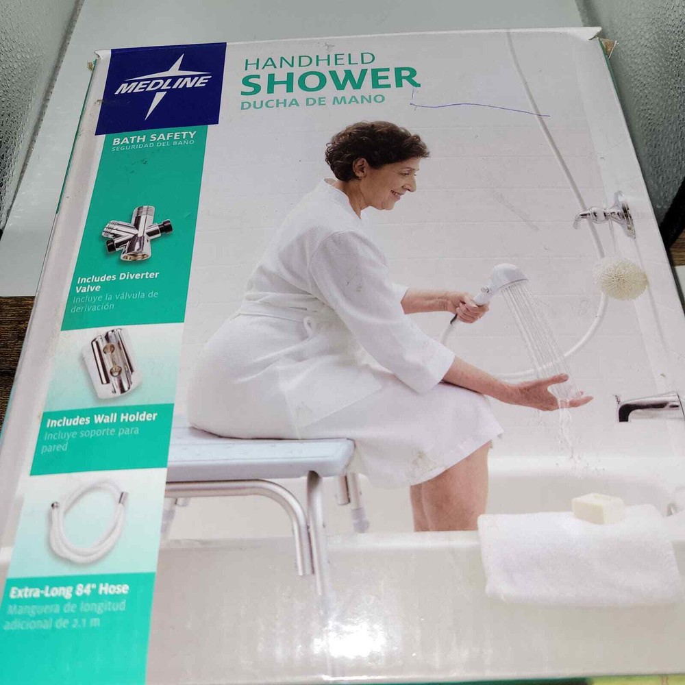 Medline Handheld Shower ~ NOS ~ Extra Long hose ~ 84"