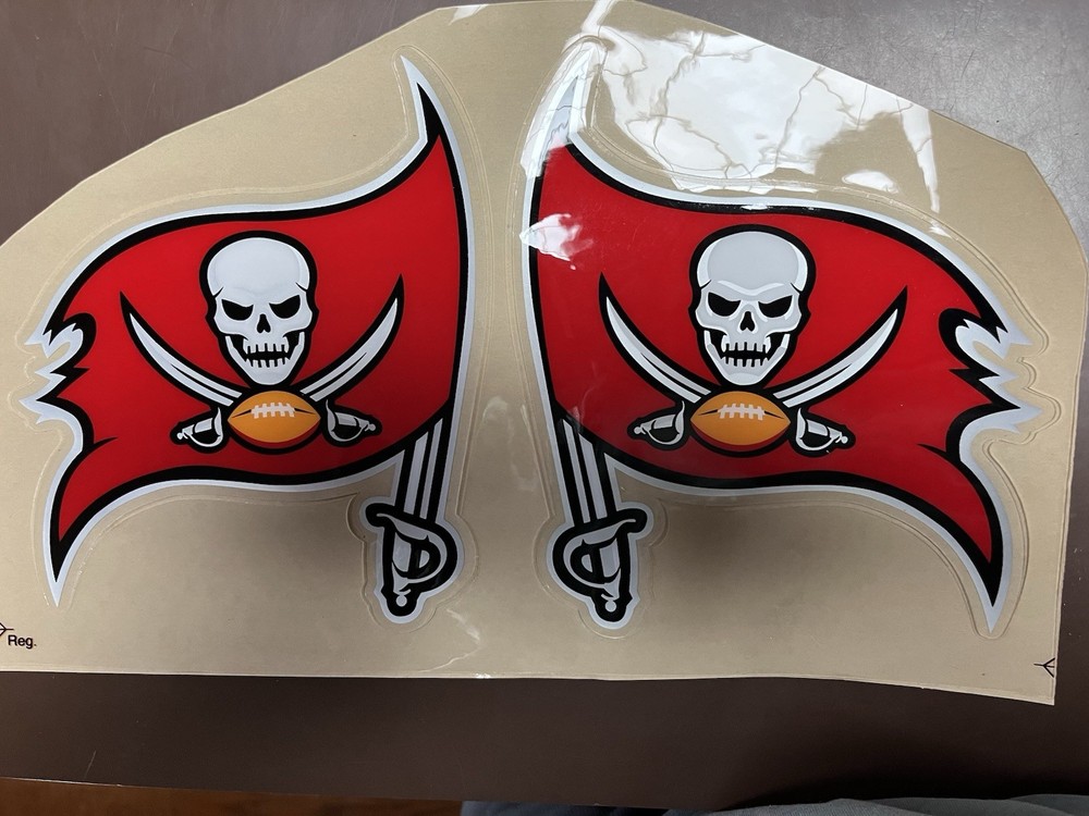Buccaneers Full Size Helmet Decals