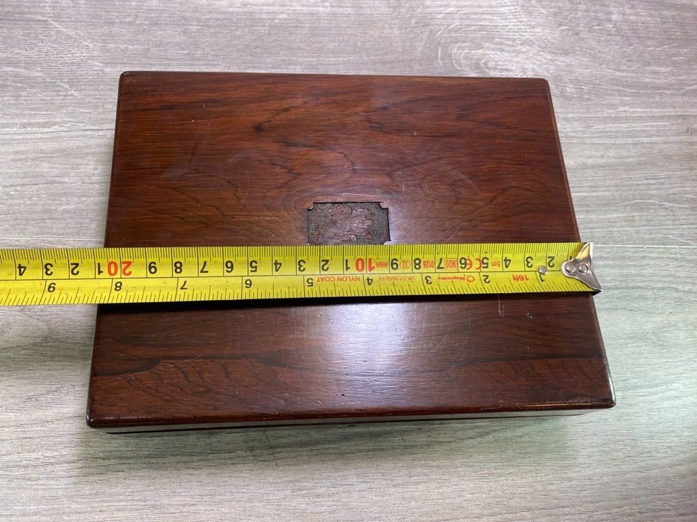 Vintage Engineering Draughtsman Set Technical Drawing Instruments Wooden Case