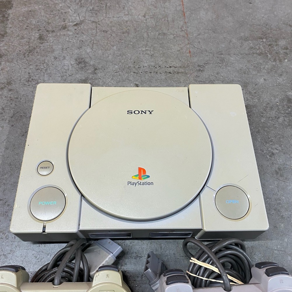 Sony PlayStation 1 PS1 Console Bundle SCPH-7501 Tested
