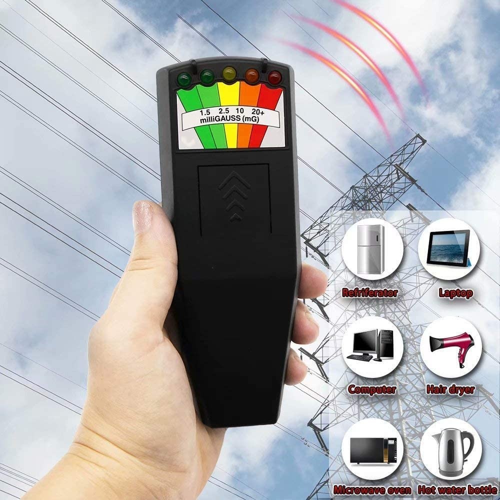 Handheld EMF Meter for Ghost Hunting - Precision Radiation Detection Device