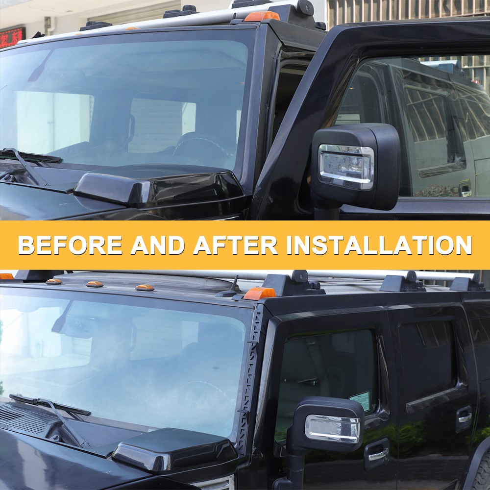Front Windscreen Headlight Bracket Trim Fits Hummer H2 2003-09