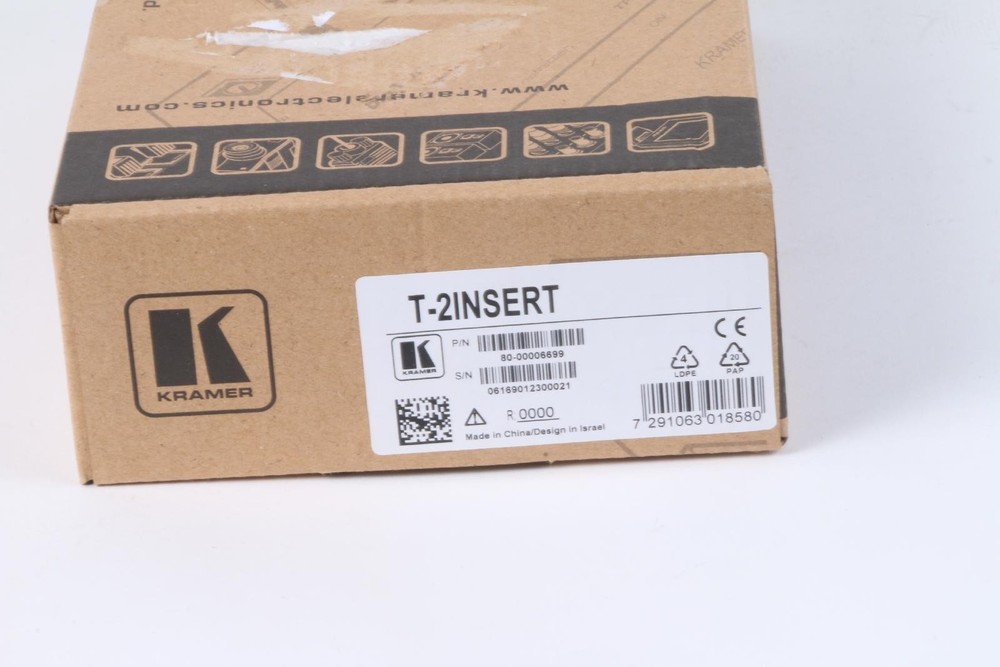 New Open Box Kramer T-2INSERT TBUS Bracket