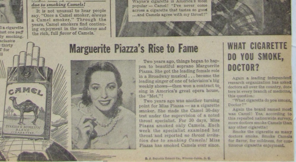 Vintage 1951 JOHN WAYNE Newspaper Print Ad